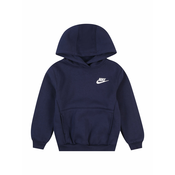 Nike Sportswear Majica Club Fleece mornarska/bela