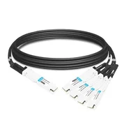 Passive copper split cable IB twin port