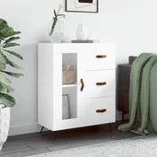 Vidaxl vidaXL Omarica, bela, 69,5 x 34 x 90 cm, material na osnovi lesa