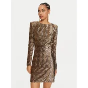 Elisabetta Franchi Cocktail obleka AR-57J-47E2-V900 Zlata Regular Fit