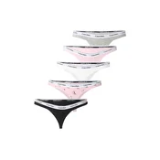 Calvin Klein Underwear Tangice svetlo siva/roza/črna/bela