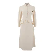 Trendyol Modest Ženska haljina Tctss26Eb00006, Krem