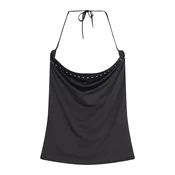 Bershka Top črna