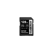 Lexar SDXC 128GB UHS-I V30 Silver Plus (R:205/W:150MB/s)