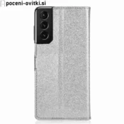 Srebrna torbica sparkle (Samsung Galaxy S21+)