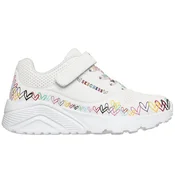 Skechers Patike za devojcice Uno Lite - Heart Craze, 314091L-WMLT, Bele