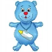 Grabo Folija balon Blue Bear s stekleničko 81 cm, 1 kos.