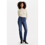 Levis za ženske. 18883-0304 Kavbojke 724 High Rise Straight blue (30/34), Modra, Priložnostno, Bombaž, Džins