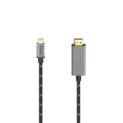 HAMA video kabel, USB-C utikač - HDMI™ utikač, Ultra-HD 4K@60 Hz, alu, 1,50 m