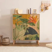 Hanah Home Komoda Multilüx Saka 95x111x36cm Šarena