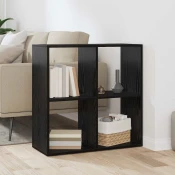 Ormaric za knjige Crni hrast 69,5 x 29 x 69,5 cm