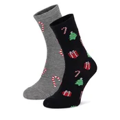 Dolge nogavice Lasocki 2MB-001-AW24 (2-pack) Siva
