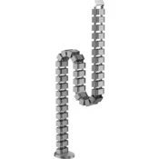 Equip Equip Deluxe Kabel Organizator Spine, 130cm, Siva - ABS, Aluminij