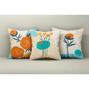 Aberto Design Set dekorativnih jastucnica Asr_plw25-13, 43x43 cm, 3 komada, Šarena