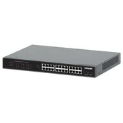 Intellinet 24-Port Gigabit Ethernet PoE+ Switch with 2 SFP Ports IEEE 802.3at /af (PoE+ /PoE) Compliant, PoE Power Budget of 370 W, Two 1G SFP Open Slots, 19 Rackmount