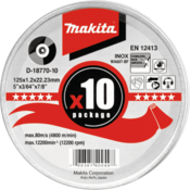 Makita D-18770-10 rezalne plošče v kovinski škatli