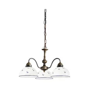 Kolarz 731.83.16 - Lestenec na verigi NONNA 3xE27/75W/230V modra