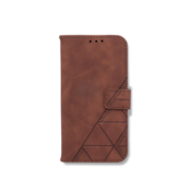 Preklopna torbica Trendy Porto za Apple iPhone 14 - Rjava