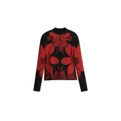 Desigual Majica rdeča/črna