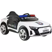 Auto na akumulator Audi - Audi RS e-tron 717, bijeli, policija