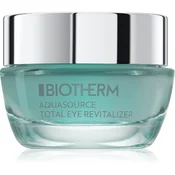 Biotherm Aquasource Total Eye Revitalizer krema proti oteklinam in podočnjakom 15 ml za ženske