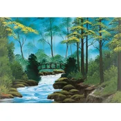 Schmidt - Puzzle Bob Ross: Osamljeni most - 1 000 dijelova