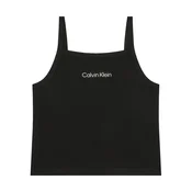 Calvin Klein Jeans Top LVCKSJB12G Črna Slim Fit