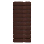 vidaXL vidaXL Brisače za tuširanje FROGN 10 kosov rjave 70x140 cm 360 g/m2, (5000208296)