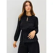 Sinsay - Bluza na tufne s visokim sadržajem viskoze - crno