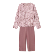 NAME IT Pižama  mauve / pastelno lila / roza / bela