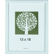 Karako Foto okvir 13x18 cm, plastika, namizni, stenski, 10-A bel