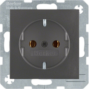 Berker Berker Schuko vtičnica anth/mat 47431606, (20859689)