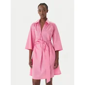 LOLA CASADEMUNT Srajčna obleka LS2616140 Roza Relaxed Fit