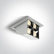 VGRADNA LED SVETILKA 16W WW 38deg IP20 230V BELA DM51406B/W/W