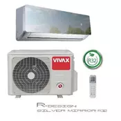 Klima uredaj VIVAX ACP-18CH50AERI+ SILVER MIRROR R32, Inverter, 5,28/5,57 kW, energetski razred A++/A+, silver mirror