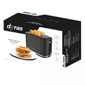 Toster DYRAS T-311B, 2 utora, crni DYR T-311B