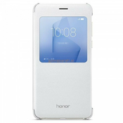 Huawei preklopna torbica S-View za Huawei Honor 8 bela z okenčkom