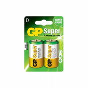 Baterija alkalna GP13A-BL2 GP SUPER ALKALNA R20-D 1.5V 2/1