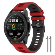 Silikonski pašček za Huawei Watch GT Runner 2, 20 mm, močan, dvobarven