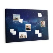 tulup.si Plošča iz plute Temno nebo zvezde 120x80 cm Barvito zatiči