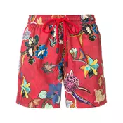 Etro - floral swim shorts - men - Red