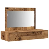 MAISON CHIC Stenska omarica - Zidna omarica za ličenje iz starejšega lesa 100x40x70 cm iu5, (22062376)