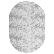 Vidaxl Visoka košata preproga NAVARRA svetlo siva 300x200 cm poliester