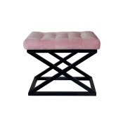 Atelier del Sofa Tabure 50x42x40cm, Crno-Roze