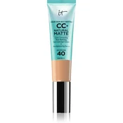 IT Cosmetics Your Skin But Better CC+ Cream Natural Matte matirajoči tekoči puder SPF 40 za ženske Medium 32 ml