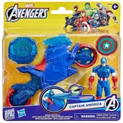 Marvel: Kapitan Amerika z motorjem in izstreljevalcem ščita - Hasbro