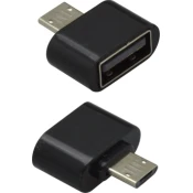 OTG Adapter MicroUSB/USB črn