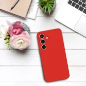 Infostyle Silikonski ovitek Premium za Samsung Galaxy A15 Rdeča/Silikon