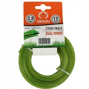 Ojačana rezalna nitka 3,0 mm 15 m petkotni 14190