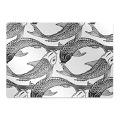 Decormat Podloga za pisalni stol The fish koi 140x100 cm 2 cm